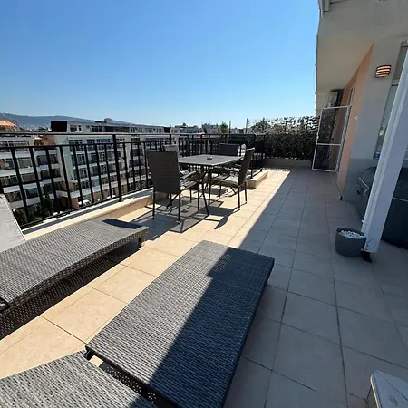 Luxury Penthouse With Outdoor Hot Tub And Panoramic Views Apartamento Sunny Beach